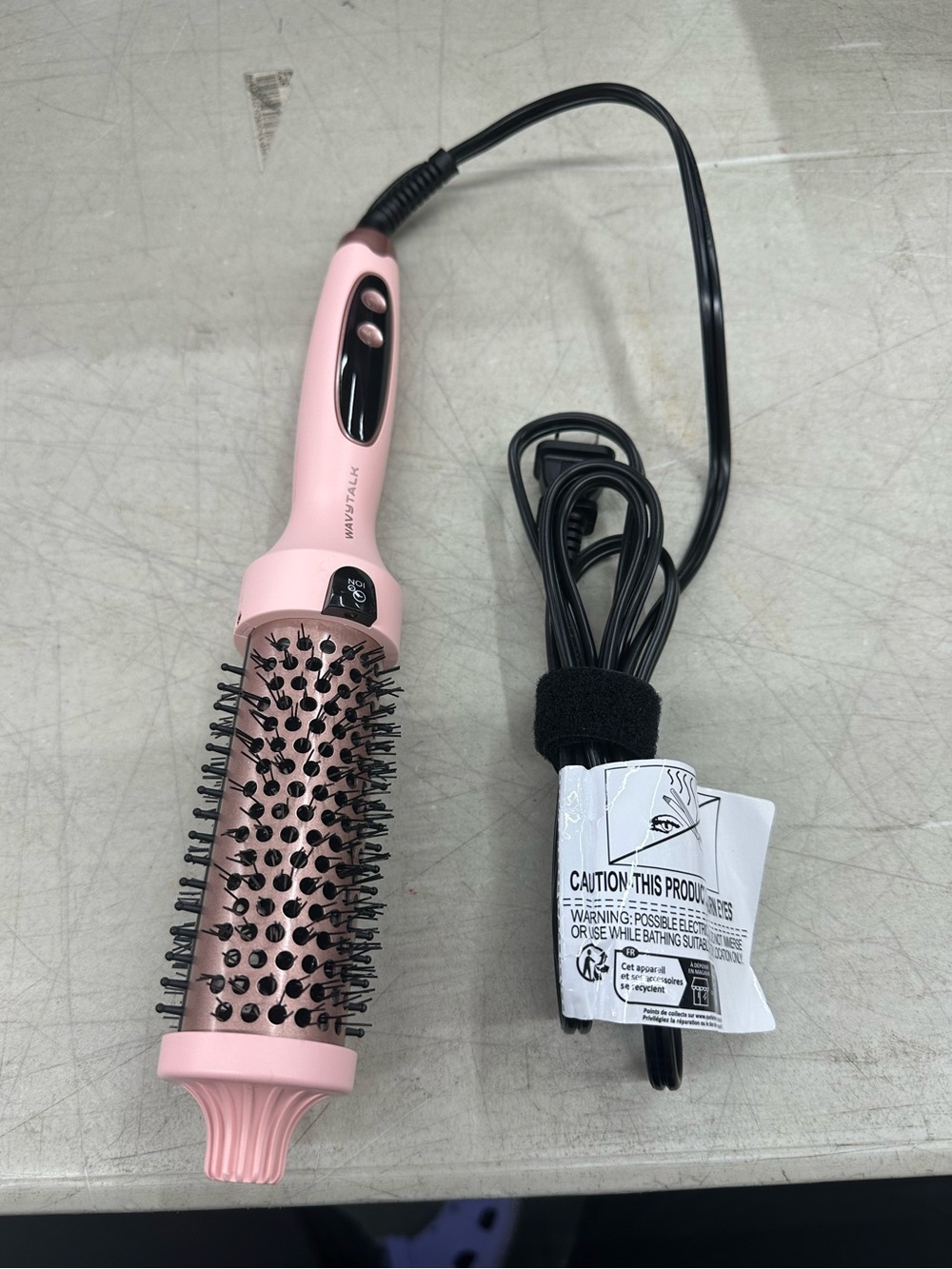 Wavy talk blowout boost ionic thermal brush